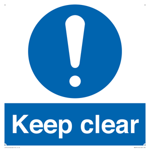 keep clear